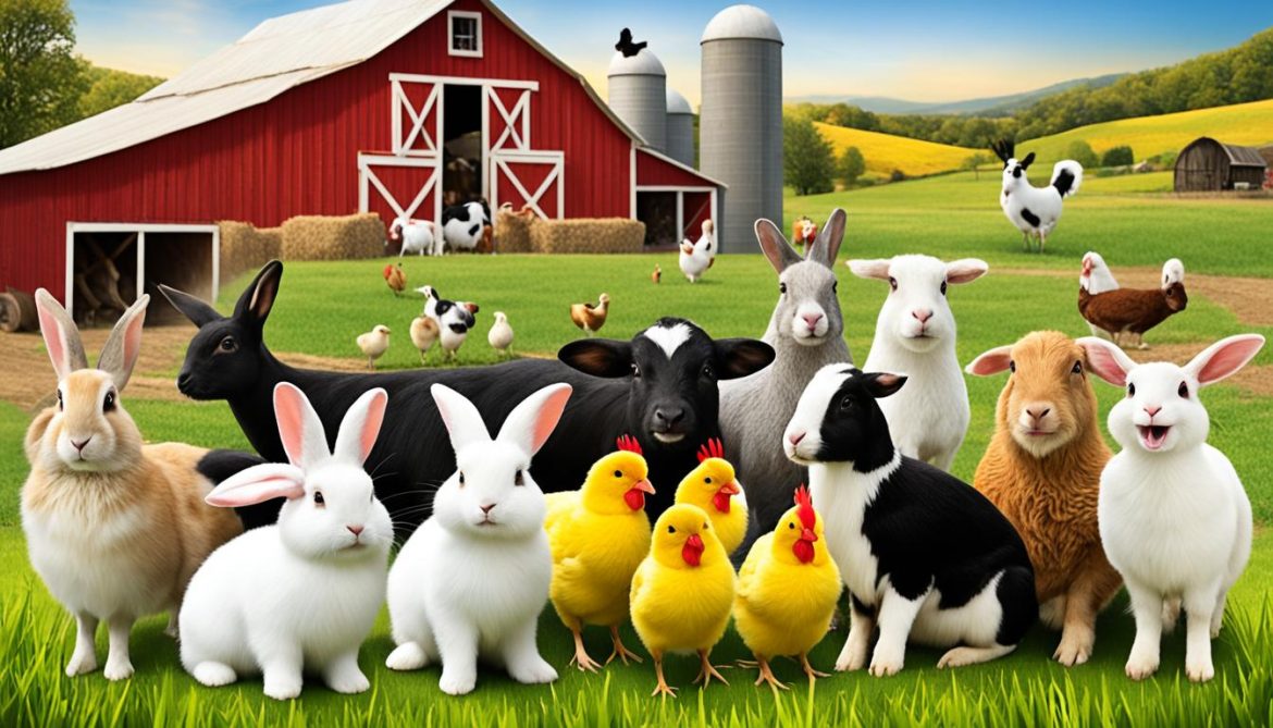 Les animaux d'une ferme pédagogique