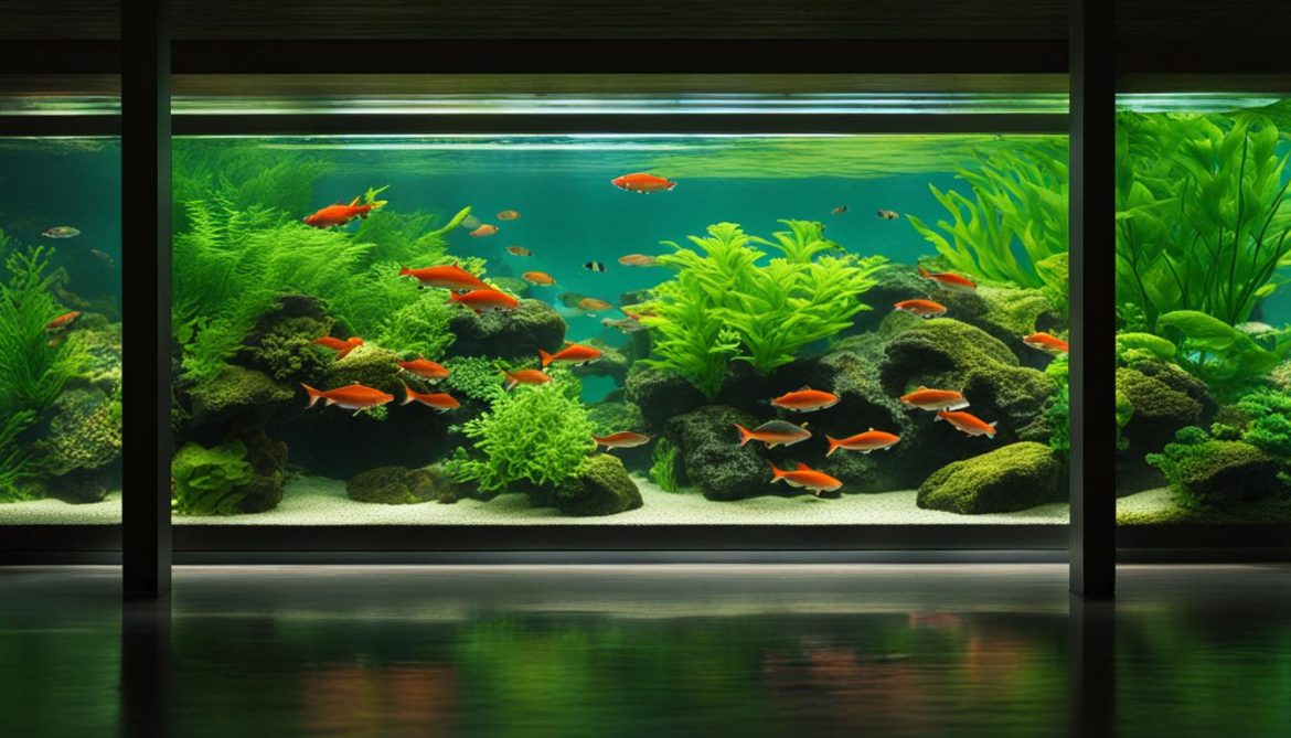 Les saumons d'aquarium