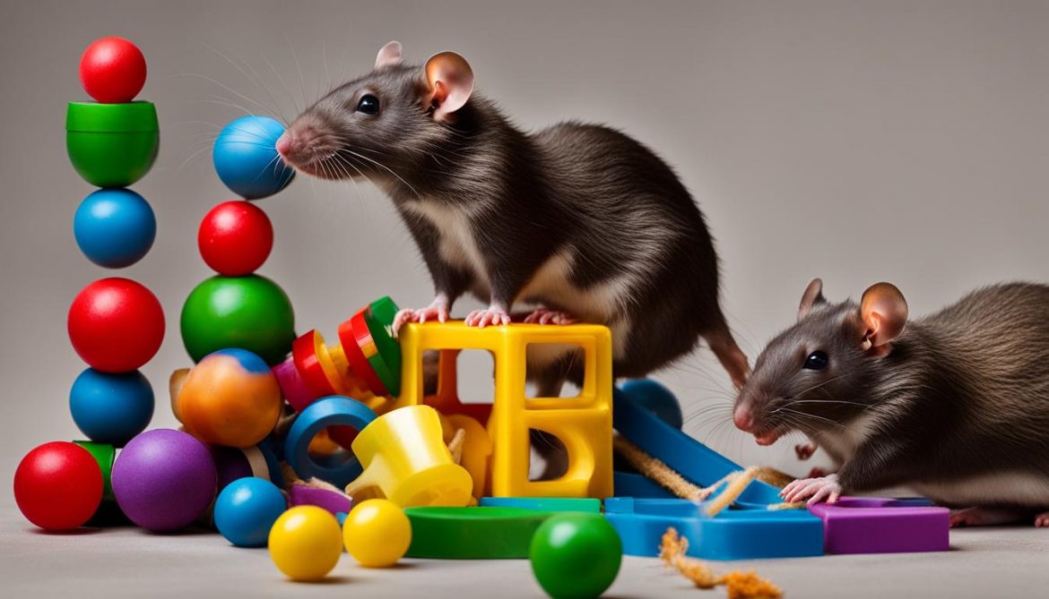 L'importance des jouets stimulants pour les rats domestiques