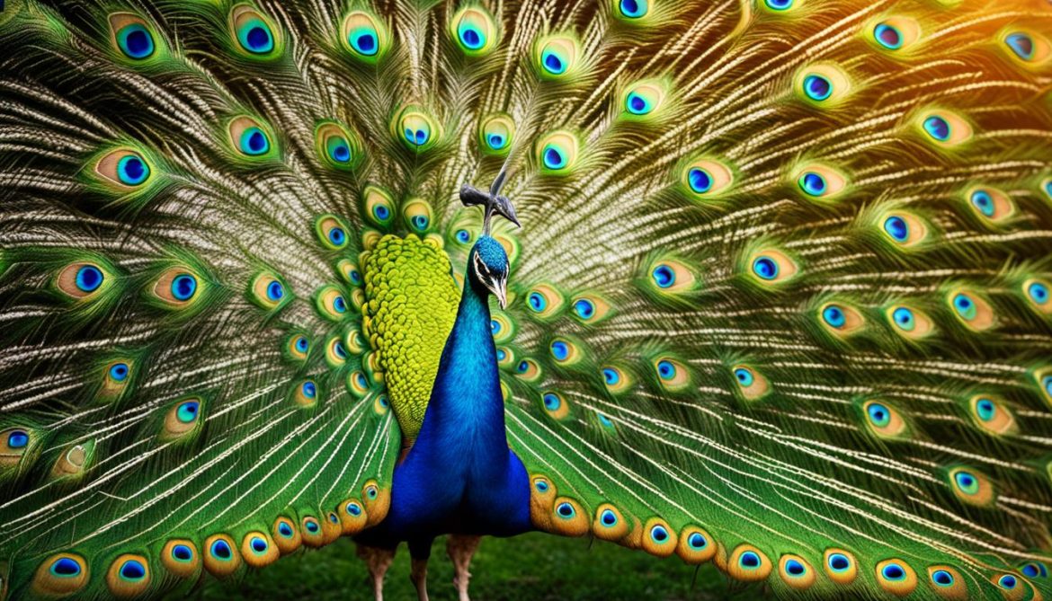 Pourquoi le paon ouvre son plumage ?