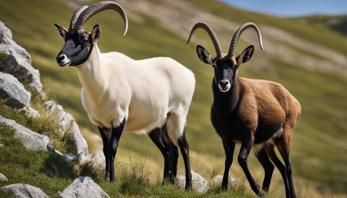 Quelle est la différence entre une chèvre et un chamois ?